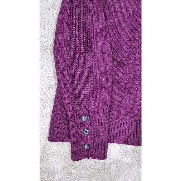 J.Jill Cotton Turtleneck Sweater, Wearever Collection Ribbed Arm & Hems Sz M New - Picture 8 of 8